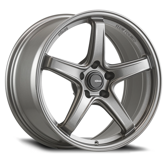 Konig Neoform 18X9.5 5X114.3 ET35 Matte Grey Flow Formed