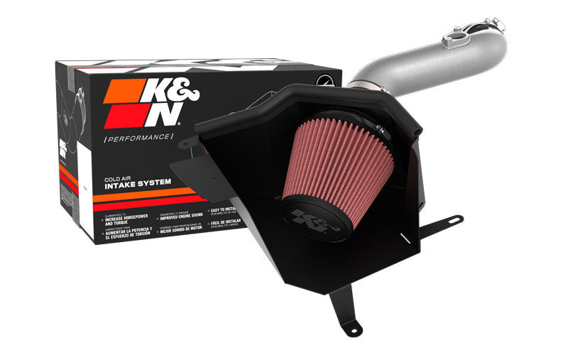 K&N [22-26 Civic] Typhoon Cold Air Intake System - Silver Aluminum, 69-1510TC