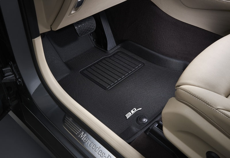 3D MAXpider [16-20 Civic] KAGU 1st Row Floor Mats - Black, Part Number aceL1HD07411509