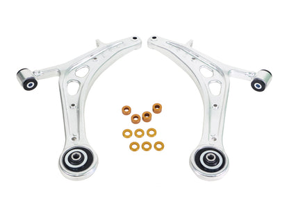 Whiteline [15-21 WRX/STI] Front Lower Control Arms with Caster Correction - Alloy
