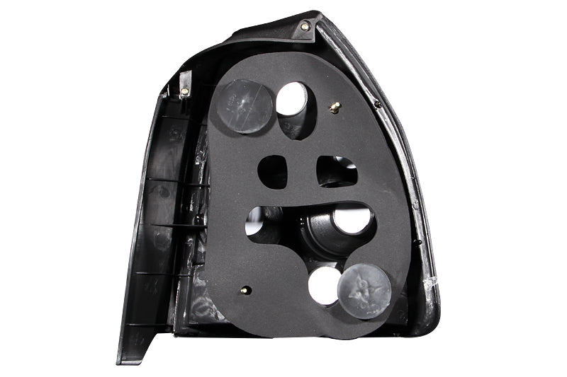 ANZO [96-00 Civic] Tail Light Assembly - Clear Lens, Black Housing, Pair - Part Number ANZ221065