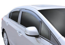 AVS [12-15 Civic] Ventvisor Outside-Mount Window Deflectors, 4-Piece - Smoke