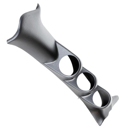 AutoMeter [02-07 WRX/STi] Triple 52mm Pillar Gauge Pod - Black Textured Finish, Part 22593