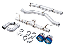 AWE Tuning [22-26 BRZ / GR86] Track Edition Exhaust - Vapor Blue Tips - AWE3020-39279