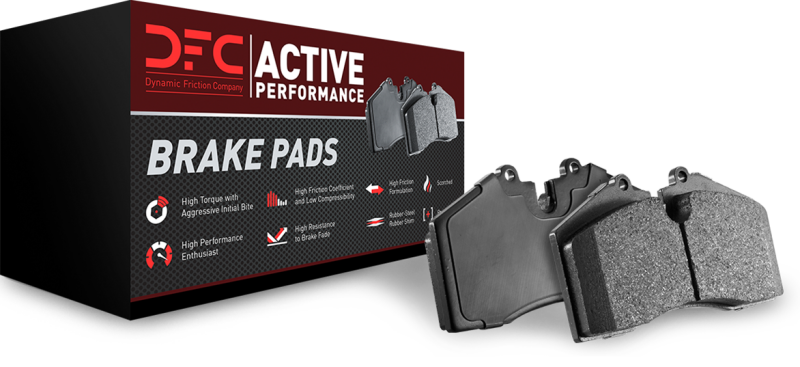DFC [13-19 Accord Coupe, 13-19 Accord Sedan, 13-19 Civic Coupe, 13-19 Civic Sedan, 14-19 RDX, 14-19 RLX, 16-19 ILX] Front Active Performance Brake Pads - Low Metallic