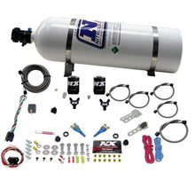 Nitrous Express [03-18 350Z/370Z, G35/G37] Dual Nozzle Nitrous System - 35-150 HP with 15 lb Bottle, NEX20716-15