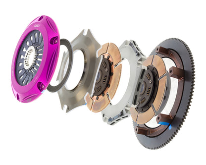Exedy [04-14 Impreza] Hyper Twin Cerametallic Clutch Kit - Sprung Disc, Pull Type
