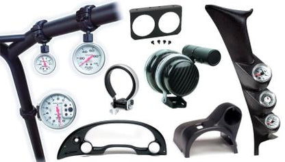 Autometer [00-03 Honda S2000] Dual Pillar Gauge Pod 52mm Black