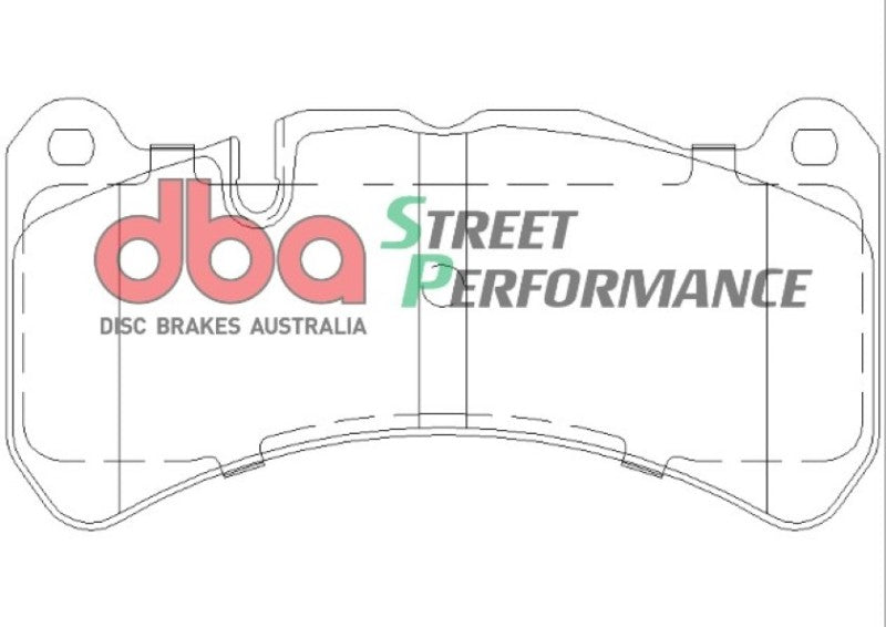 DBA SP500 Front Brake Pads [10-13 Lexus IS F] [10 Mercedes-Benz SLK55 AMG] [13 Ford Mustang] [14 Maserati Quattroporte] - Street Performance