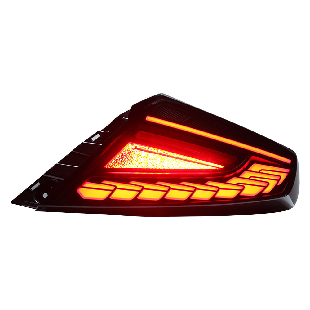 OLM [22–26 WRX] Phantom-Spec LED Taillights - Smoke Lens Red Optic