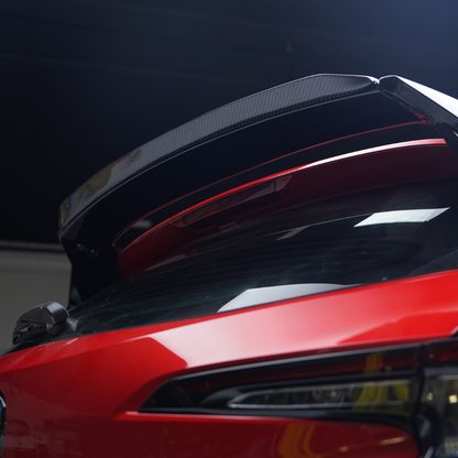 JDMuscle [23+ GR Corolla/Corolla Hatch] Carbon Fiber / Painted Gurney Flap (Spoiler Extension)