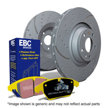 EBC [17-20 Civic Type R (FK8)] S5 Yellowstuff Rear Pad and GD Sport Rotor Kit - Geomet Finish
