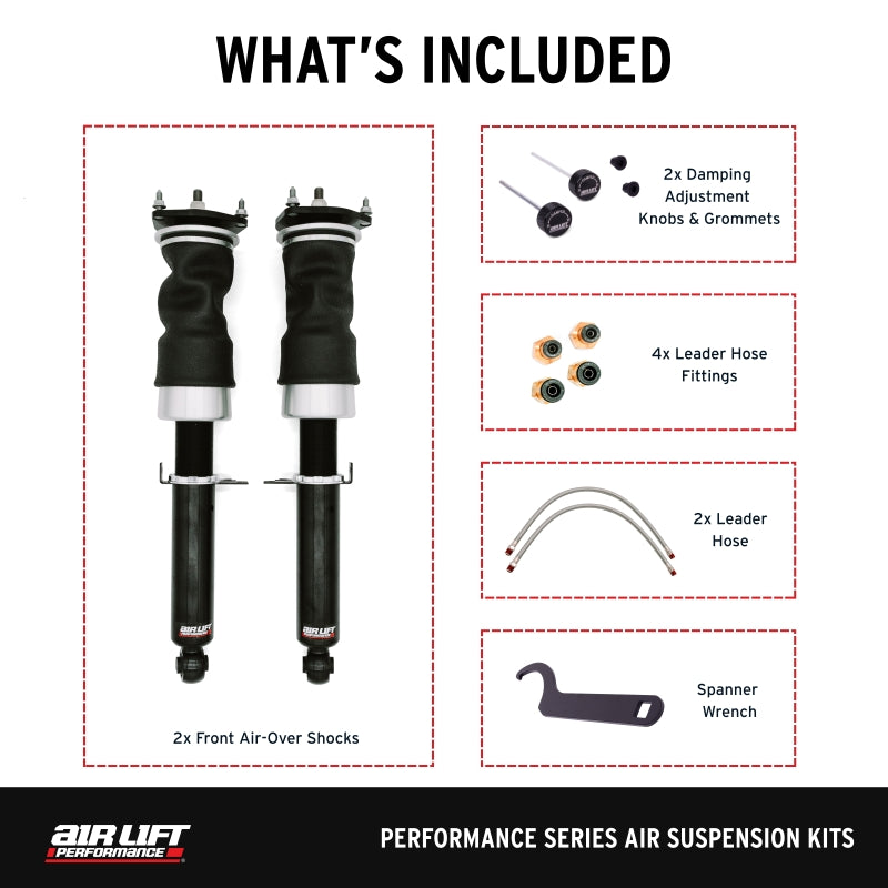 Air Lift Performance [08-13 G37] [09-20 370Z] [23-25 Z] Front Air Suspension Kit - PN 76010