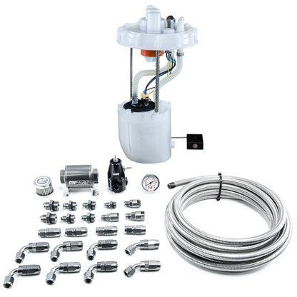 DeatschWerks [12-15 Honda Civic Si] [13-15 Acura ILX] DW400 Pump Module and Return Kit - CPE Fuel Lines