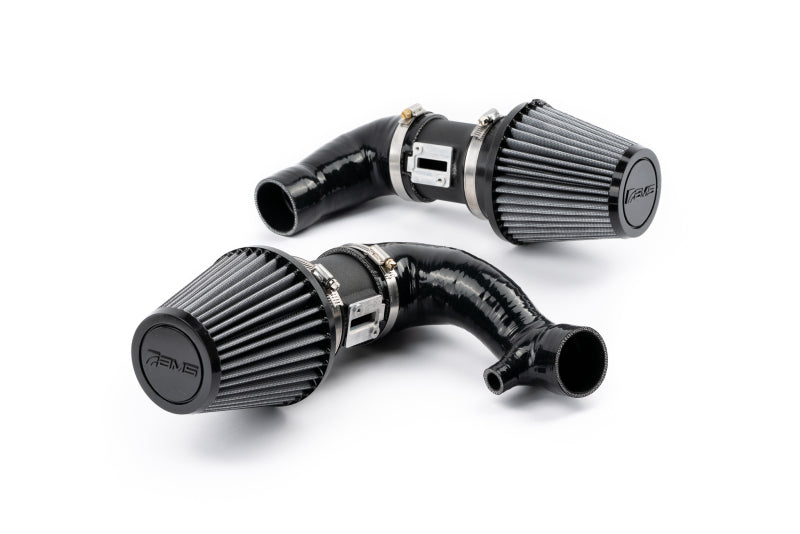AMS Performance [16-24 Q50 / 17-22 Q60] 80mm Air Intakes - Black