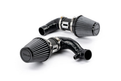 AMS Performance [16-24 Q50 / 17-22 Q60] 80mm Air Intakes - Black