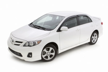 AVS [09-13 Corolla] Ventvisor In-Channel Window Deflectors 4-Piece - Smoke