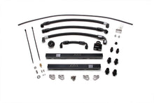 AMS [09-14 GT-R] Alpha Fuel Rail Kit with Regulator - Black, Part Number amsALP.07.07.0002-1