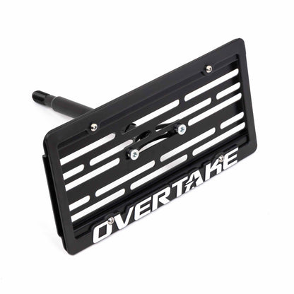 OVERTAKE MaxxAdjust License Plate Relocation Kit - Subaru 2008-2014 WRX / 2008-2014 STI, 2005-2009 Legacy, 2008-2011 Impreza