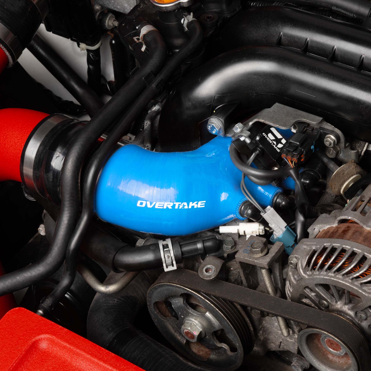 OVERTAKE [08-14 WRX, 05-09 LGT/OBXT, 09-13 FXT] Silicone Turbo Inlet Hose