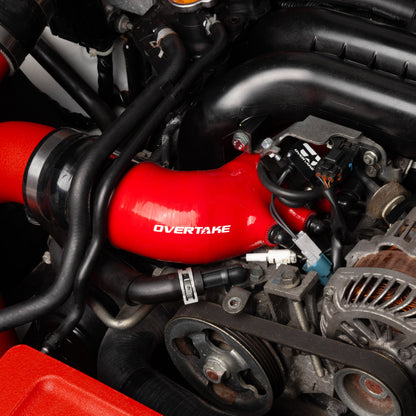 OVERTAKE [08-14 WRX, 05-09 LGT/OBXT, 09-13 FXT] Silicone Turbo Inlet Hose