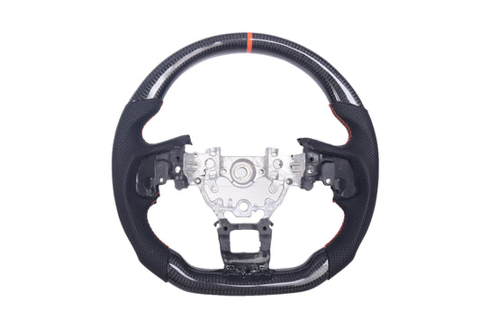 JDMuscle 22-24 Subaru WRX Carbon-Lite Series Steering Wheel compatible w/ MT & CVT