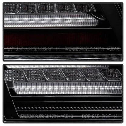 Spyder [13-15 Honda Accord] 4DR ( Original LED Version ) LED Tail Lights - Black