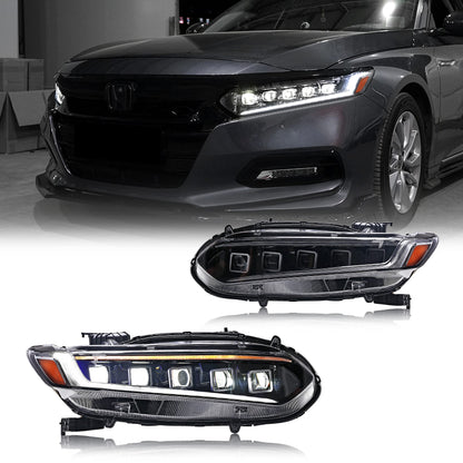 Archaic Full LED Headlights Assembly For 10th Gen Honda Accord 2018-2022