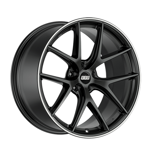 BBS CI-R 20x11.5 5x112 ET40 Satin Black Polished Rim Protector Wheel -82mm PFS/Clip Required | CI0802BPO