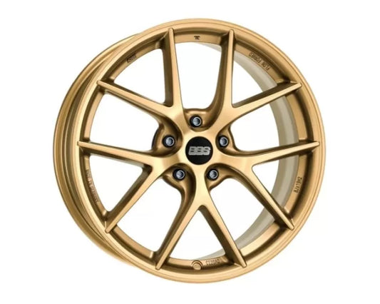 BBS Unlimited CI-R 19x10.5 ET78 (Face 1) Satin White-Gold Wheel | CI3101AD06