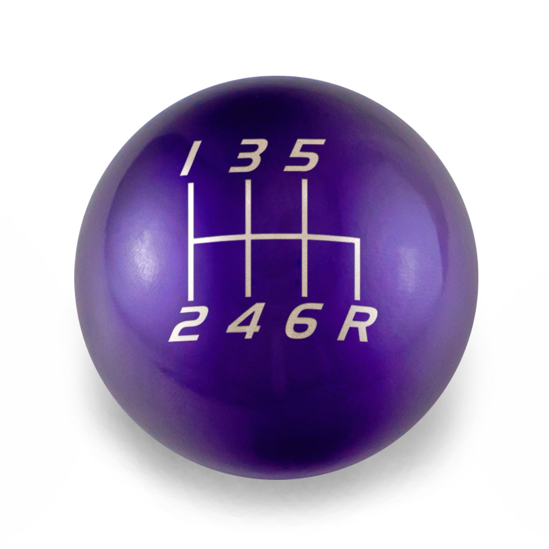 Billetworkz Weighted Shift Knob - 6-Speed Velocity Engraving for Subaru