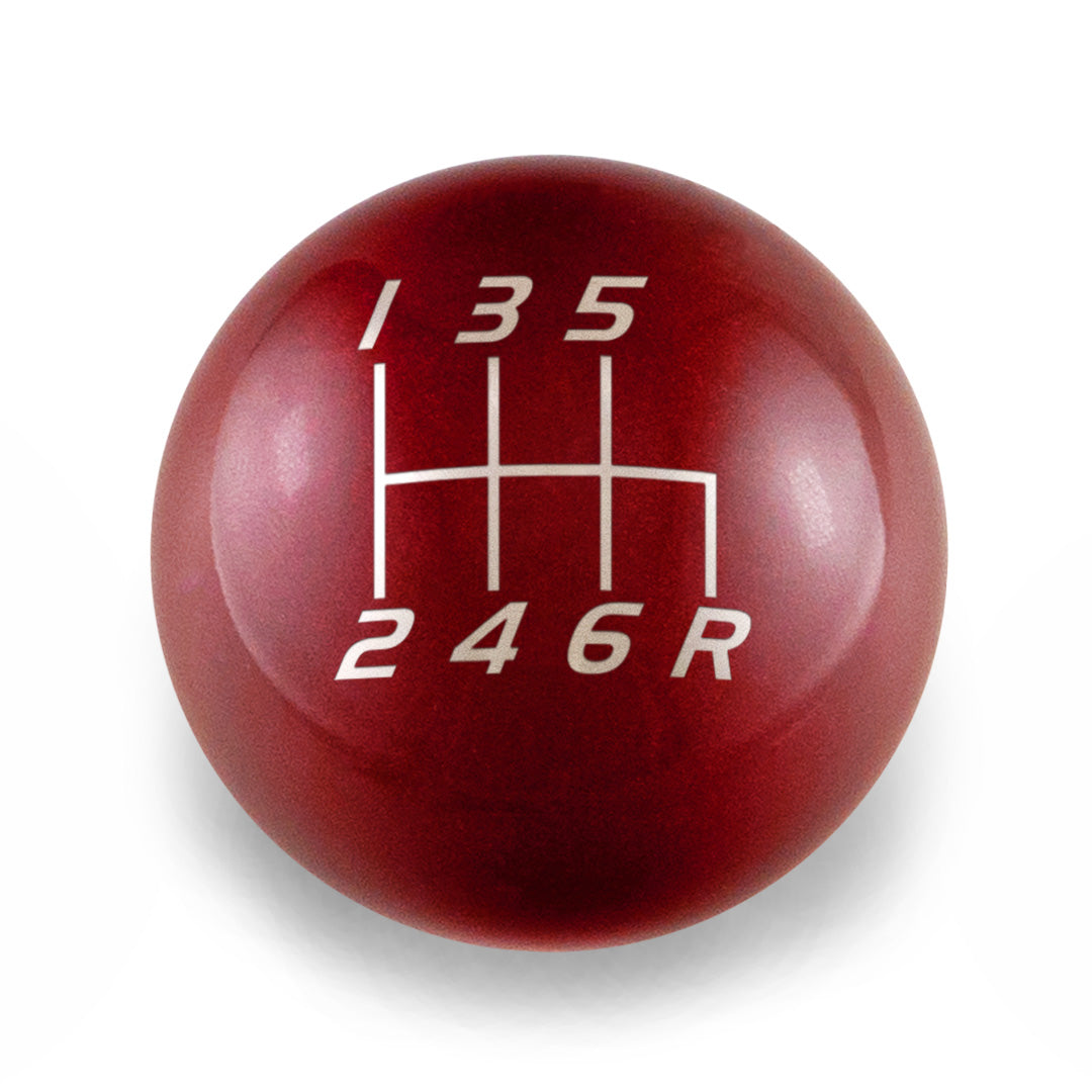 Billetworkz Weighted Shift Knob - 6-Speed Velocity Engraving for Subaru