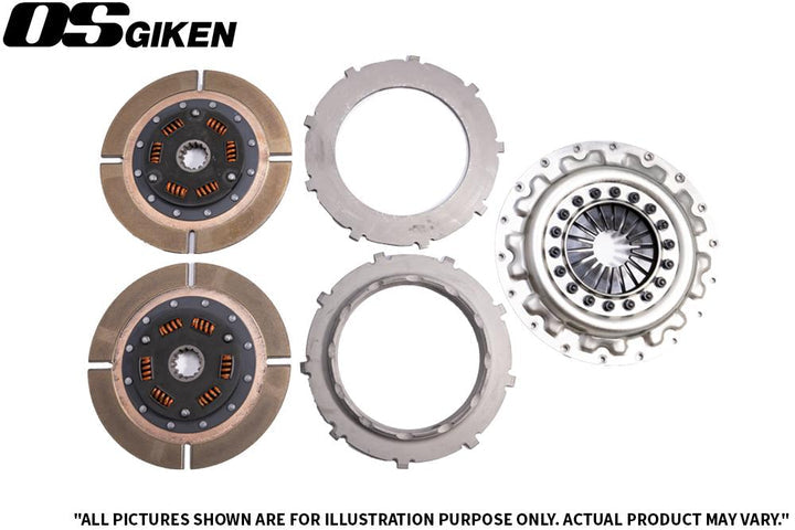 OS Giken Nissan Z33 350Z Twin Plate Clutch Overhaul Kit B | NS111-BC60B