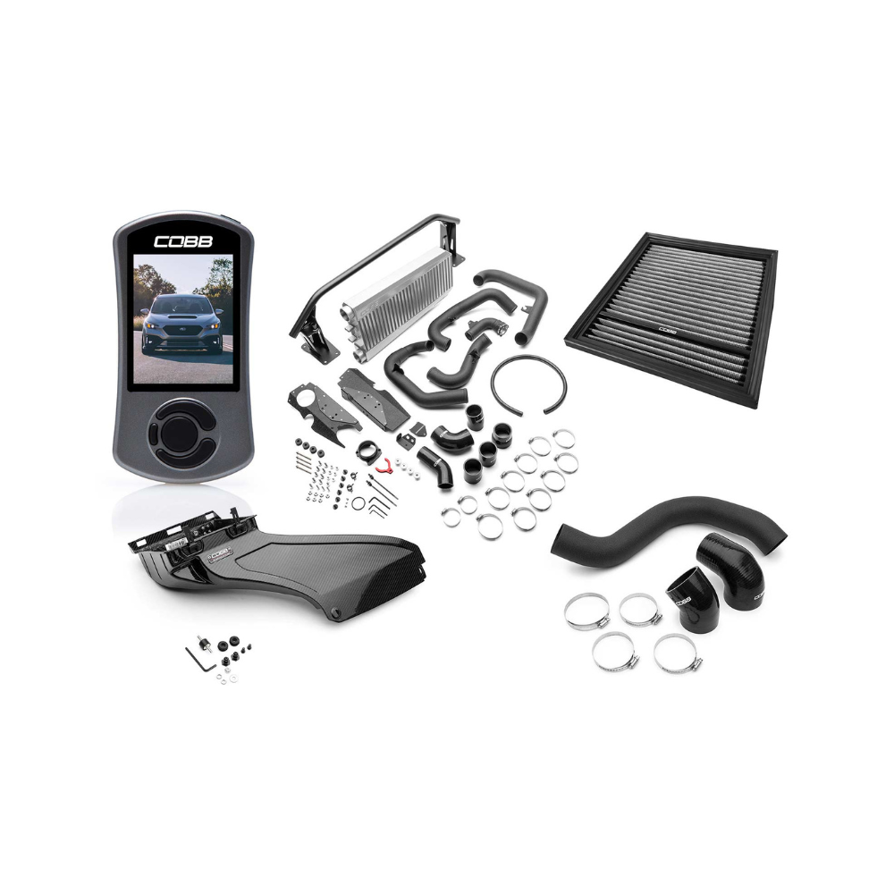 Cobb [22-24 WRX] Stage 2 Power Package w/Silver FMIC | SUB0060020-SL-FMIC