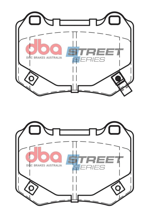 DBA 18-21 STI Rear Street Series Brake Pads | DB15007SS