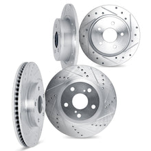DFC [15-21 WRX] Front & Rear Drilled and Slotted Rotors - Silver