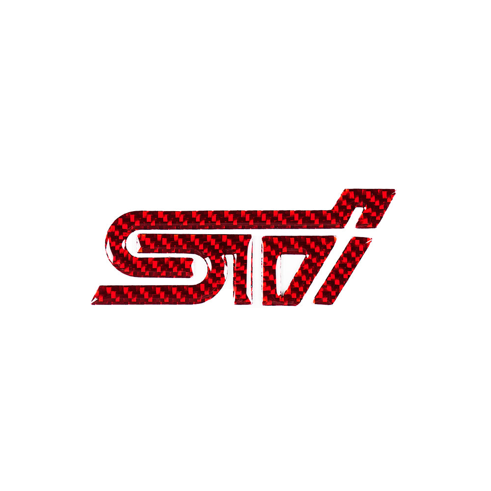 Racing Art Carbon Fiber STI Trunk Emblem