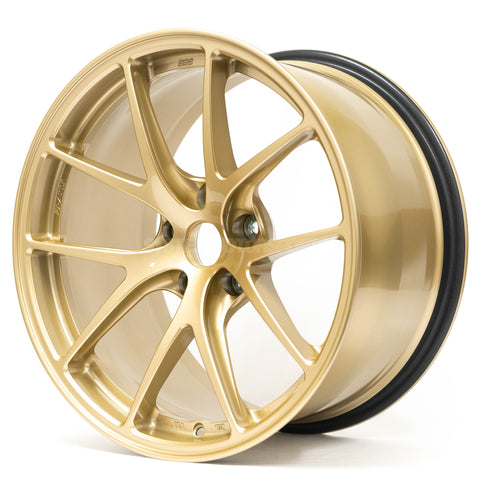 BBS RI-A 18x9 5x114.3 ET50 82mm PFS Required Gold Wheel | RIA035GL