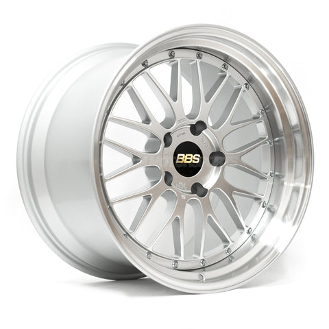 BBS LM 20x10.5 5x112 ET15 Diamond Silver Wheel 80mm PFS/Clip Required | LM465DSPK