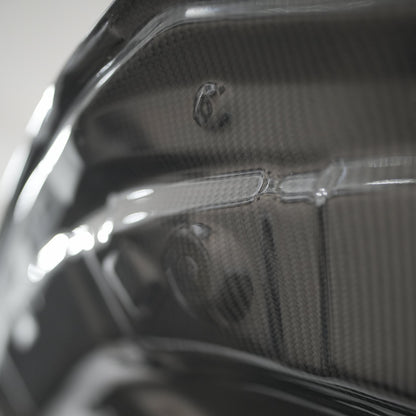JDMuscle 22+BRZ/GR86 Tanso Carbon Fiber Hood - STI style