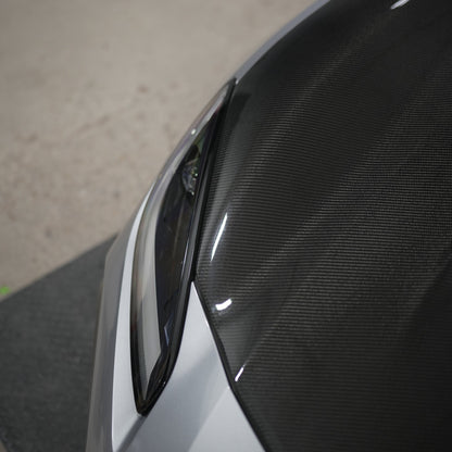 JDMuscle 22+BRZ/GR86 Tanso Carbon Fiber Hood - STI style