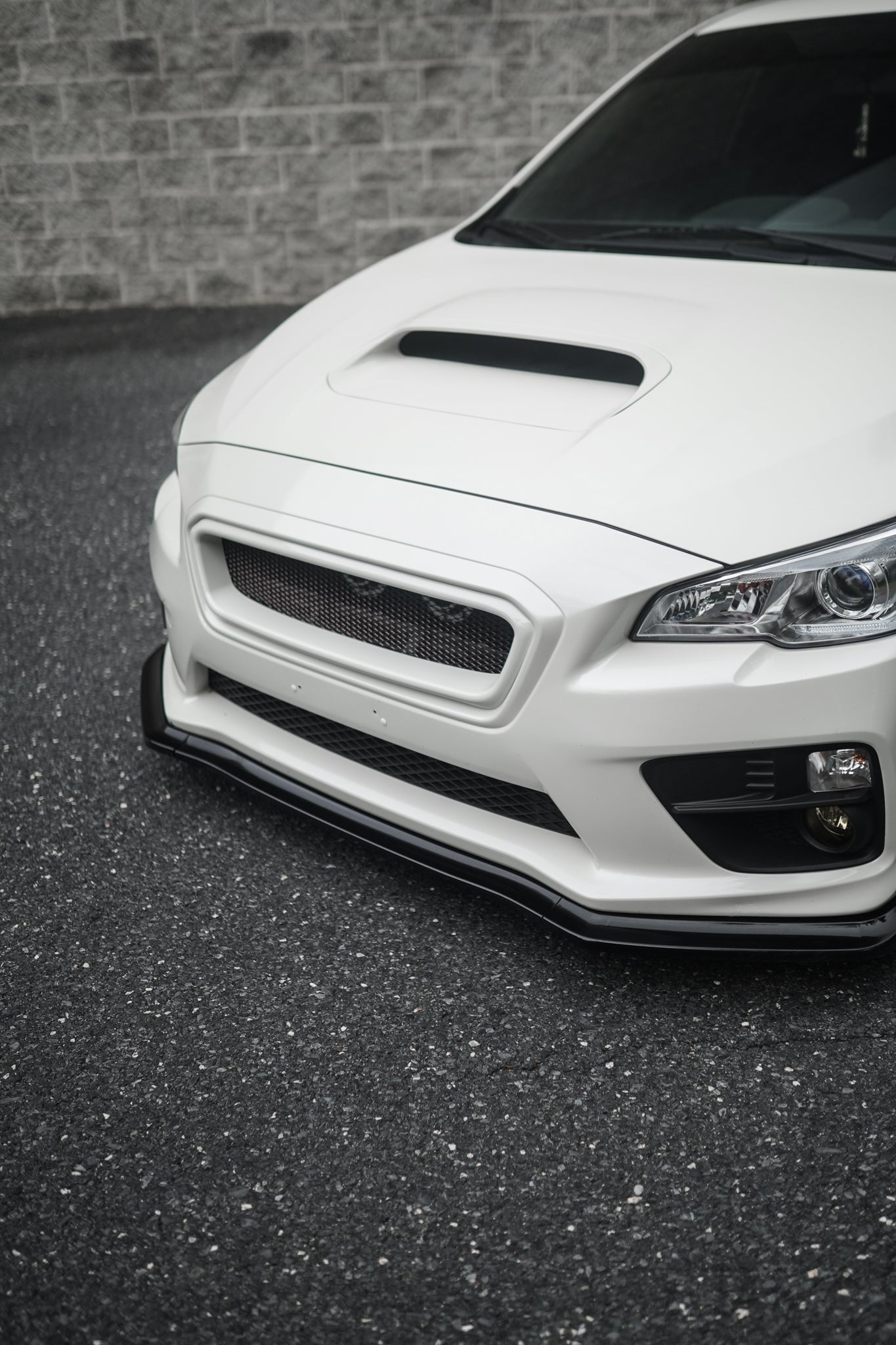 JDMuscle 15-17 Subaru WRX/STI Front Bumper Grille  | Paint Matched / Gloss Black CS Style - Return