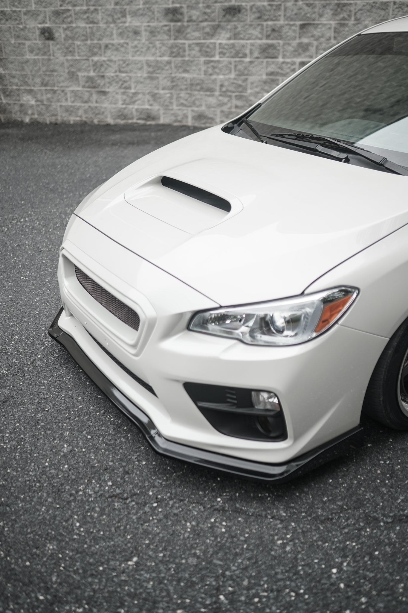 JDMuscle 15-17 Subaru WRX/STI Front Bumper Grille  | Paint Matched / Gloss Black CS Style - Return