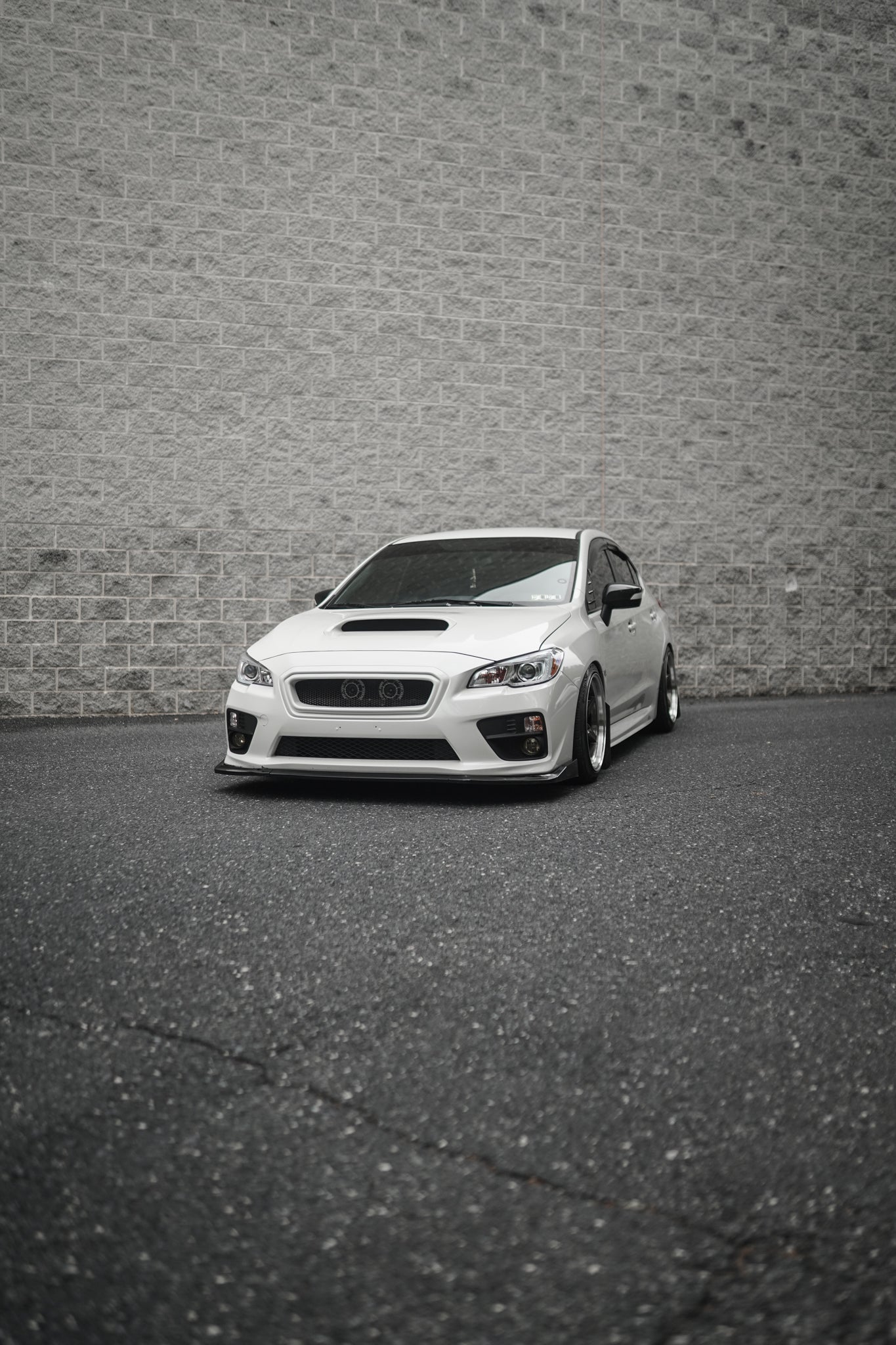 JDMuscle 15-17 Subaru WRX/STI Front Bumper Grille  | Paint Matched / Gloss Black CS Style - Return