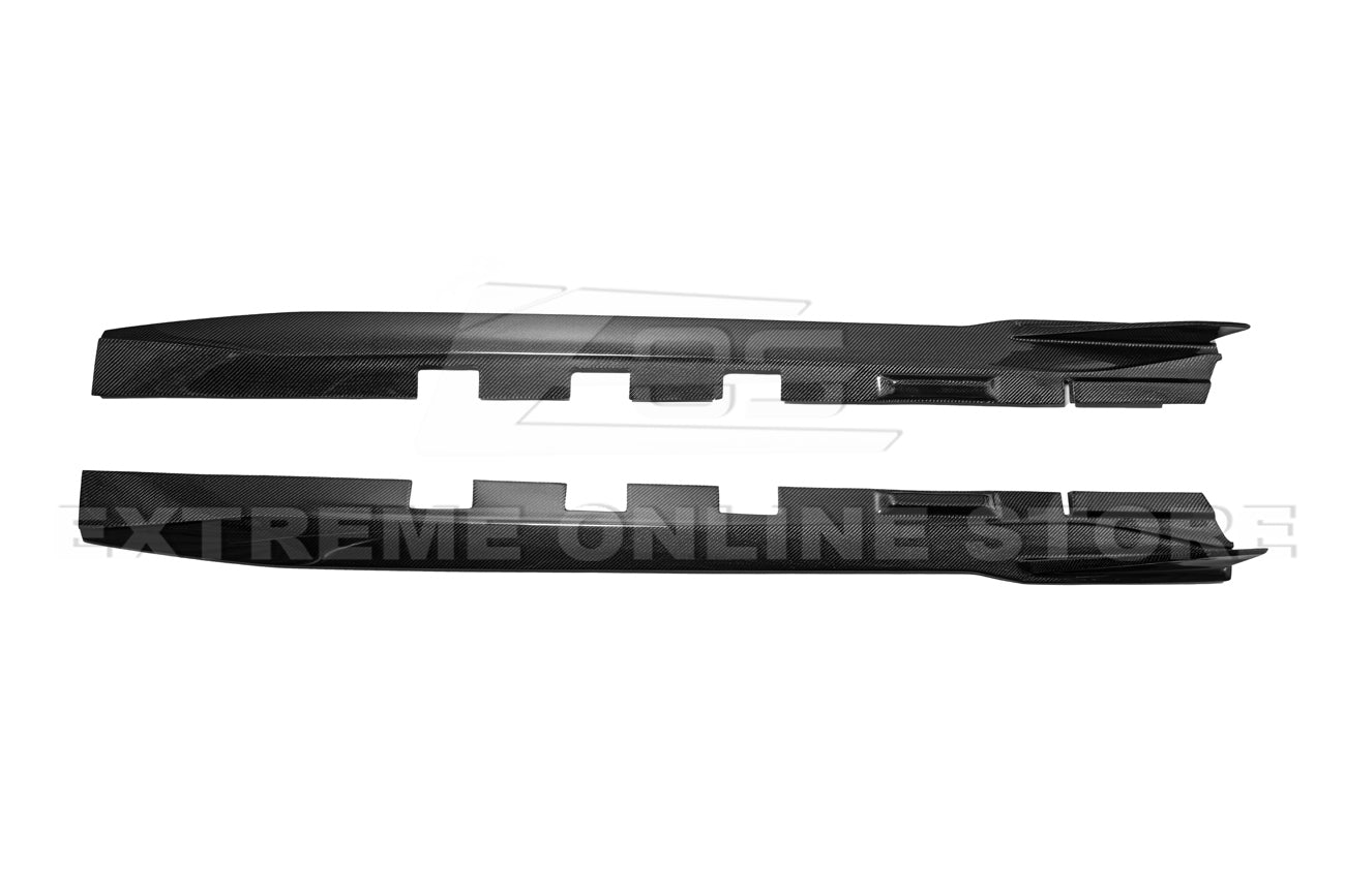 EXTREME ONLINE STORE 22-UP TOYOTA GR86 CARBON FIBER SIDE SKIRTS | GR86-22-SBK-CF