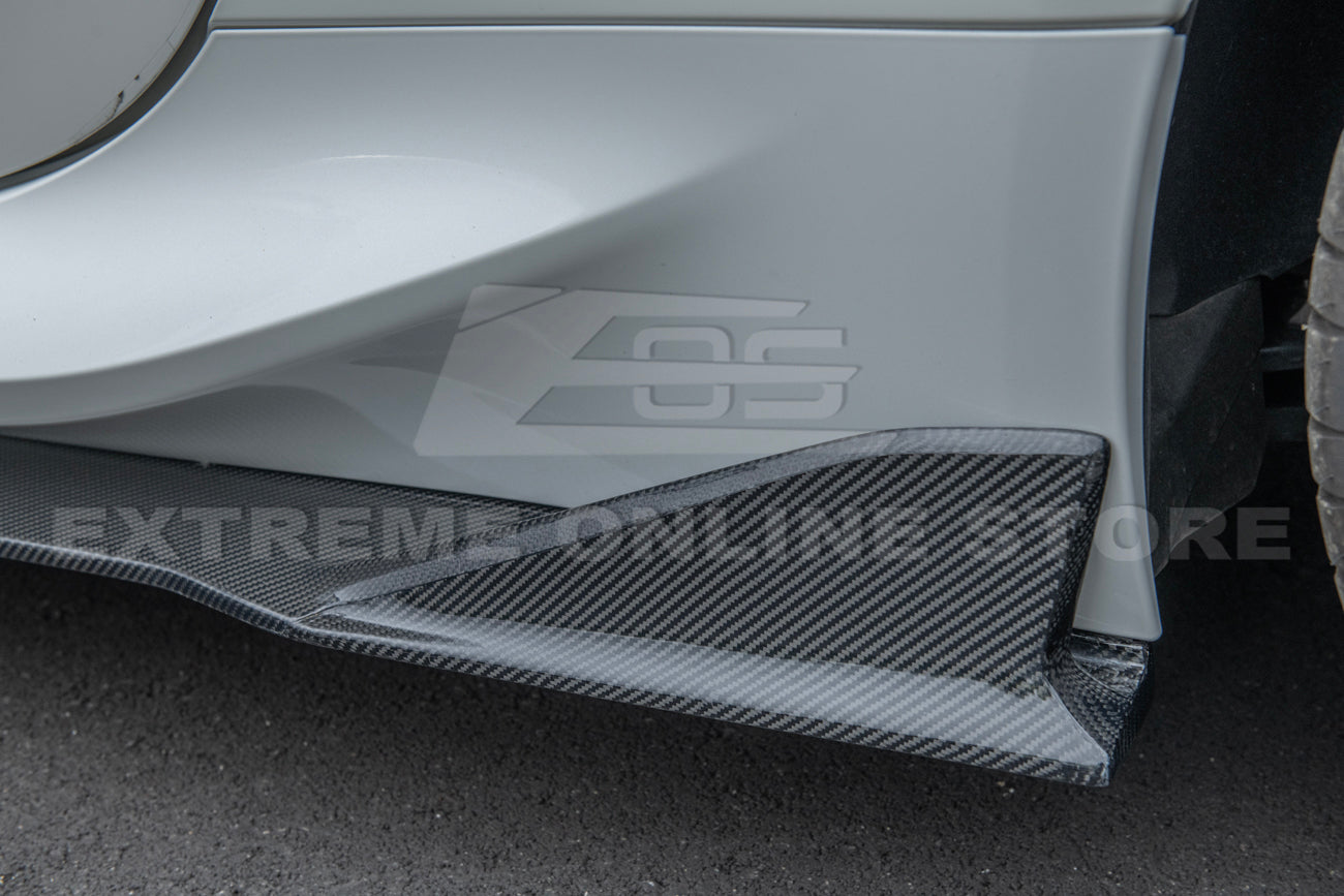 EXTREME ONLINE STORE 22-UP TOYOTA GR86 CARBON FIBER FRONT LIP & SIDE SKIRTS | GR86-22-Lip-CF_GR86-22-SBL-CF