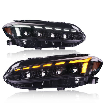 Archaic Full LED Headlights Assembly For 11th Gen Honda Civic 2021-2022UP