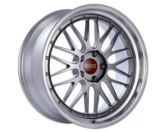 BBS LM 19x9.5 5x112 ET23 Diamond Black Center Diamond Cut Lip Wheel - 82mm PFS/Clip Required | LM463DBPK