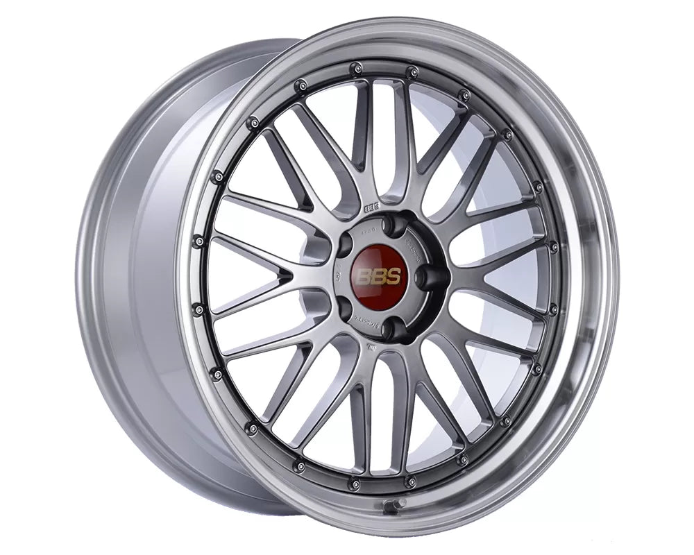 BBS LM 18x8 5x112 ET45 Diamond Black Center / Diamond Cut Lip Wheel -82mm PFS/Clip Required | LM430DBPK