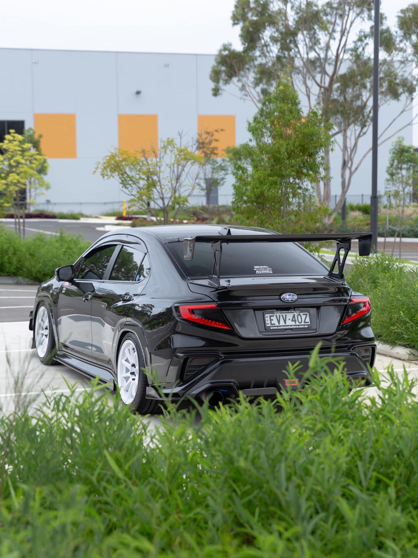 JDMuscle 22-24 Subaru WRX VS Style Full Carbon Fiber Euro GT Wing